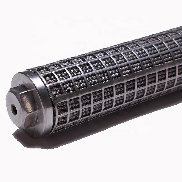 Cartucho filtrante de acero inoxidable para altas temperaturas de 10"."