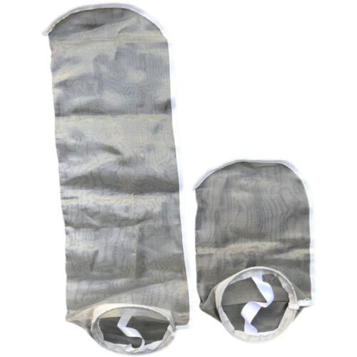 Bolsa filtrante reutilizable de acero inoxidable para líneas de proceso industriales